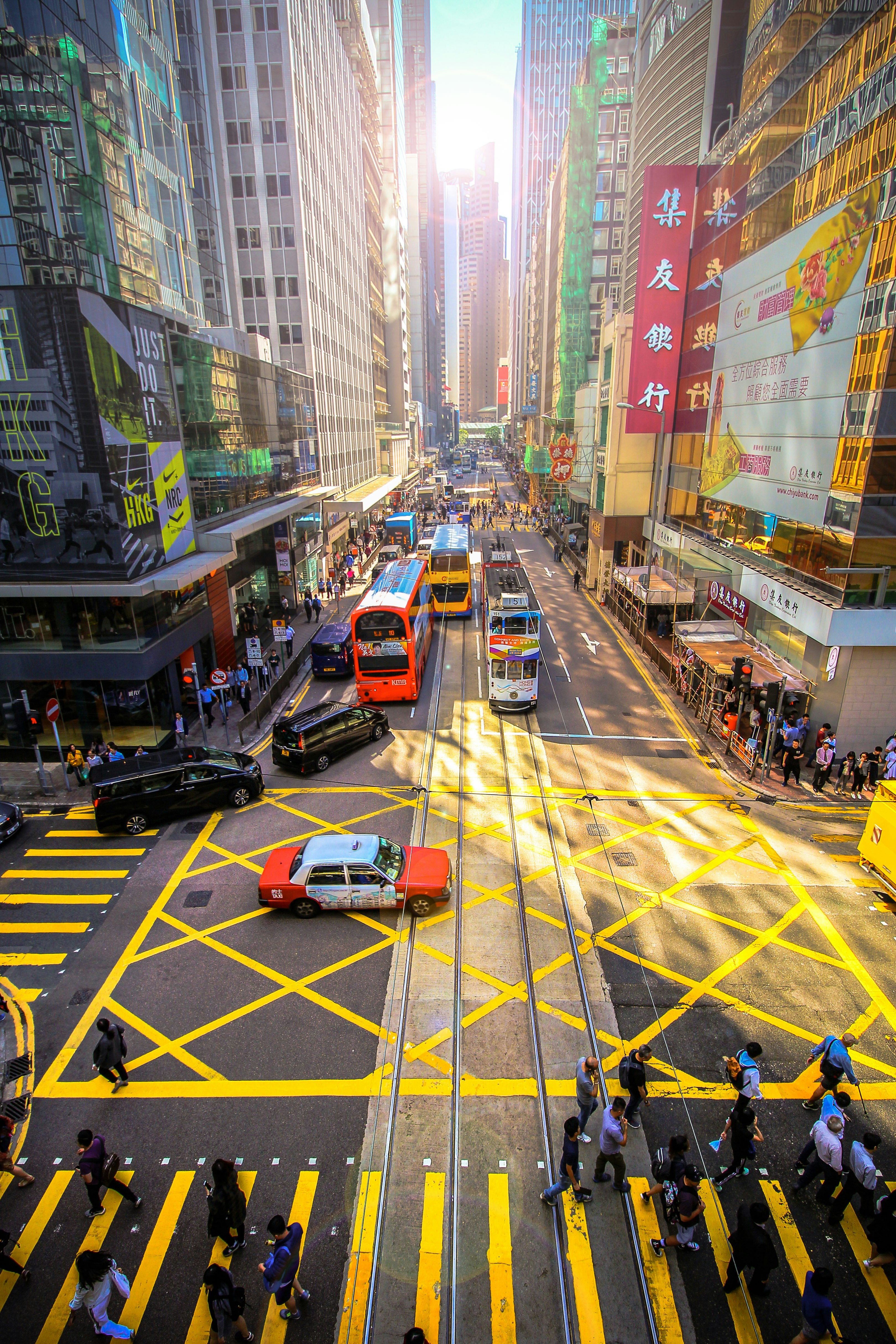 Hong Kong business district and harbour — Solvana Partners local presence in Asia